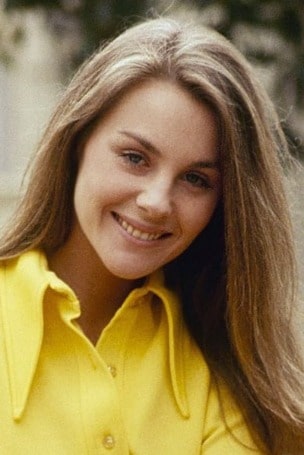 Tiffany Bolling posing for a photo shoot.